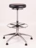 336 - Tabouret hoog PVC Alu