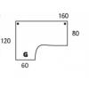 Plateau 160 x 120 cm - gauche