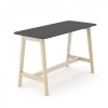Nova wood - Table haute en HPL 