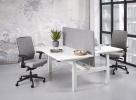 Duo de bureaux réglables par manivelle 160x80cm