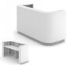 Cosy - Comptoir d'accueil L200xP80xH102,5cm - Blanc