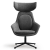 Fauteuil met hoofdsteun en armleuningen