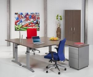 Bureau compact Double-T 160x120cm rechts