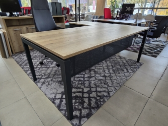 Bureau N-Serie - 200 x 100 cm + Retour 80 x 60 cm sur caisson