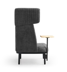 Canapé lounge acoustique - 1 place avec option table