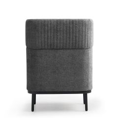 Canapé lounge acoustique - 1 place avec option table