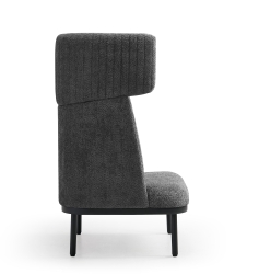 Canapé lounge acoustique - 1 place avec option table