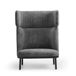 Canapé lounge acoustique - 1 place avec option table