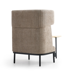 Canapé lounge acoustique - 1 place avec option table