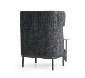 Canapé lounge acoustique - 1 place avec option table