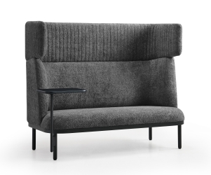 Canapé lounge acoustique - 2 places avec option table