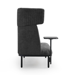 Canapé lounge acoustique - 2 places avec option table