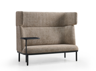 Canapé lounge acoustique - 2 places avec option table