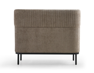 Canapé lounge acoustique - 2 places avec option table