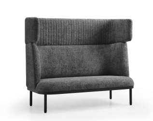 Canapé lounge acoustique - 2 places avec option table