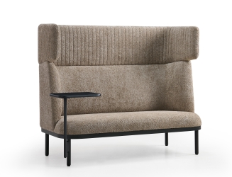 Canapé lounge acoustique - 2 places avec option table