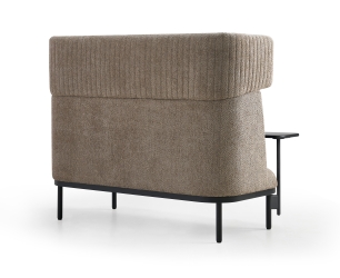 Canapé lounge acoustique - 2 places avec option table