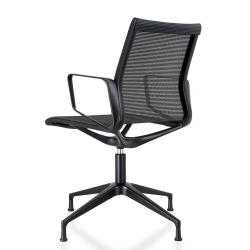 Tramevo - Chaise de réunion Design - Noir