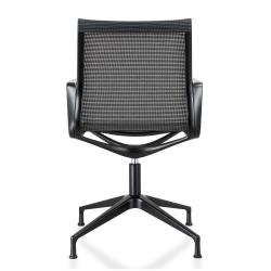 Tramevo - Chaise de réunion Design - Noir
