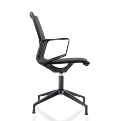 Tramevo - Chaise de réunion Design - Noir