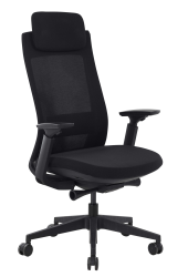 Andrea - Chaise de bureau haut dossier avec appui-tête