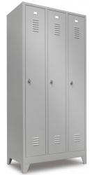 Armoire vestiaire - 3 portes (H180xL89xP50cm)