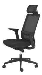 Carlo - Chaise de bureau haut dossier avec appui-tête