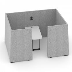 Jazz - Silent box met tafel en geïntegreerde schermsteun