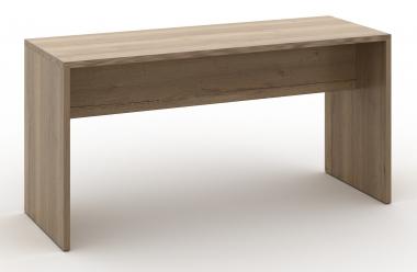 Table haute STRATEO - H110 x L220 x P80 cm - Chêne Halifax