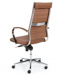 Siège de bureau 6401, haut dossier brown PU