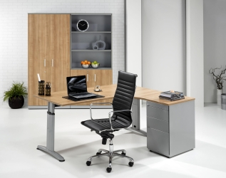 Bureau compact Double-T 160x120cm rechts