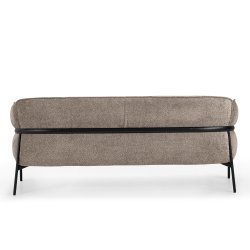 Canapé 2 places rembourré avec accoudoirs