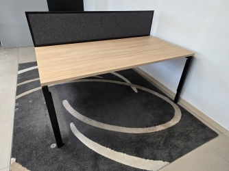 2-desk bench U-SERIE Slide 160 x 164 cm