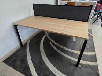 2-desk bench U-SERIE Slide 160 x 164 cm