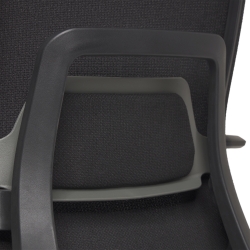 325 - Chaise de bureau haut dossier - Noire