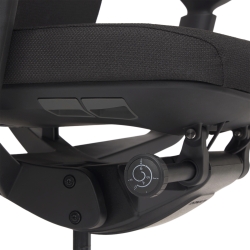 325 - Chaise de bureau haut dossier - Noire