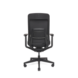 325 - Chaise de bureau haut dossier - Noire