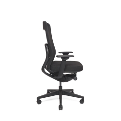 325 - Chaise de bureau haut dossier - Noire