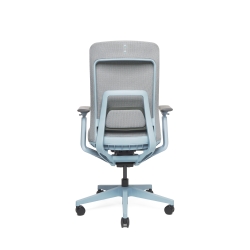 325 - Chaise de bureau haut dossier - Bleue