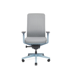 325 - Chaise de bureau haut dossier - Bleue