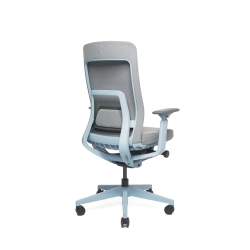 325 - Chaise de bureau haut dossier - Bleue