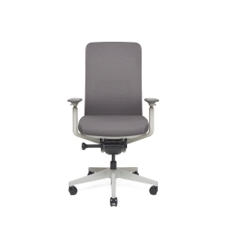 325 - Chaise de bureau haut dossier - Gris clair