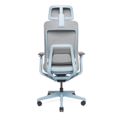 325 - Chaise de bureau haut dossier - Bleue