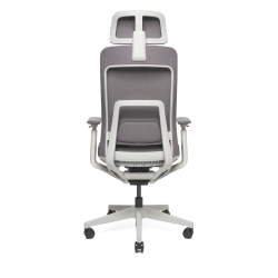 325 - Chaise de bureau haut dossier - Gris clair