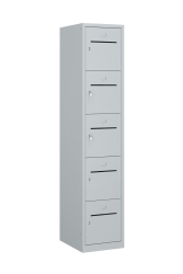 Armoire à casiers - 5 cases - H190 x L40 x P50 cm
