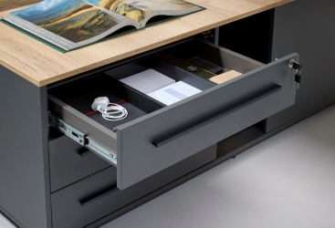 Bureau de direction CADRA avec retour - L224 x P180cm