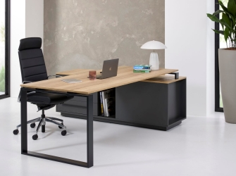 Bureau de direction CADRA avec retour - L224 x P180cm