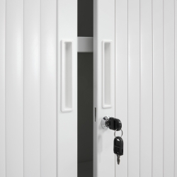 Armoire à rideaux - H198xL100xP43cm