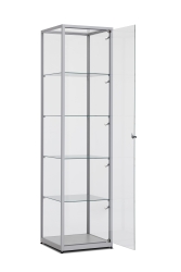 Vitrine H198,4 x L50 x P50 cm - Aluminium