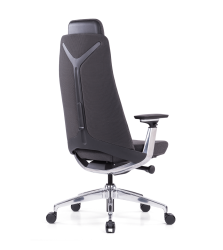 Khan - Chaise de bureau haut dossier avec appui-tête